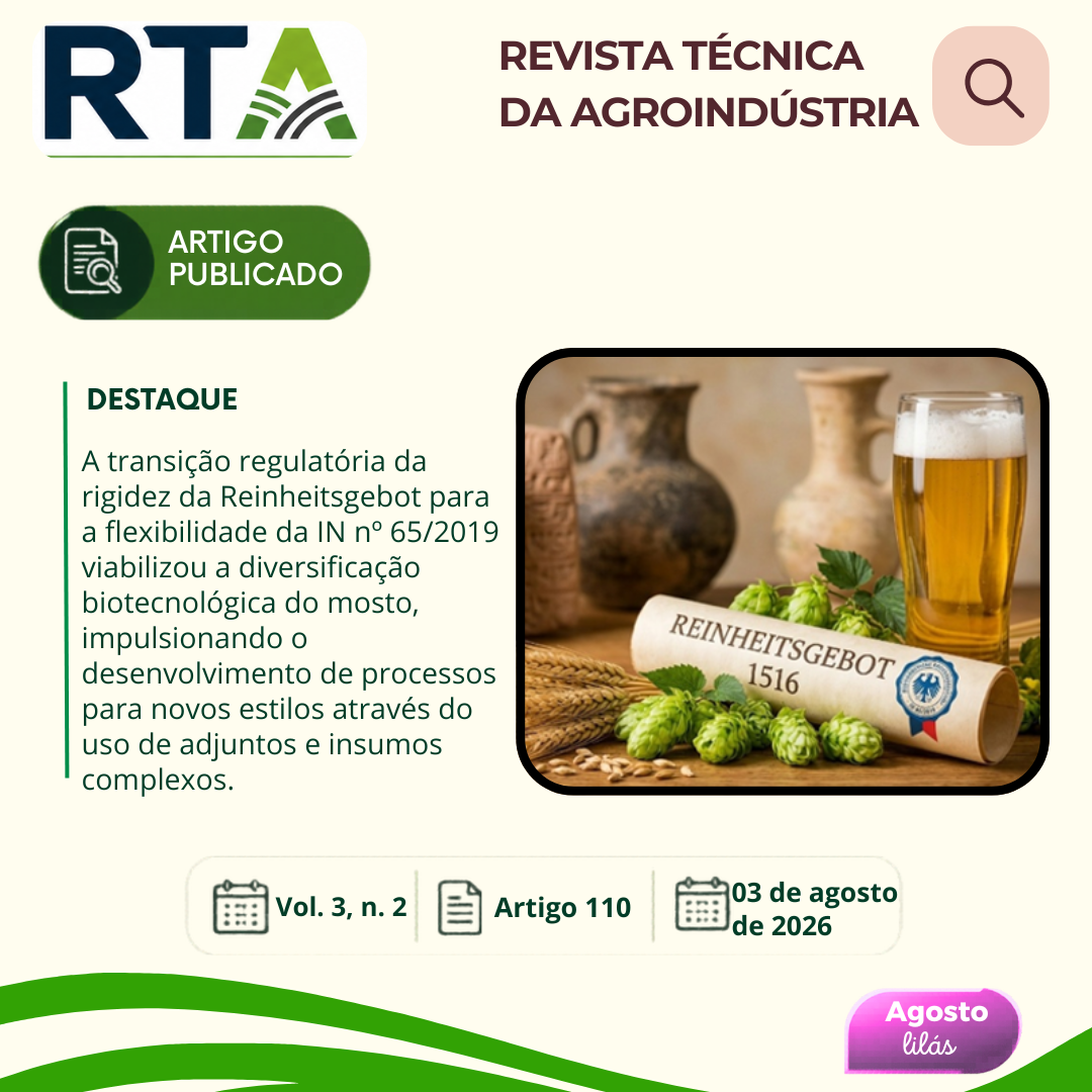 A EVOLUÇÃO HISTÓRICA E LEGISLATIVA DA CERVEJA: DA PRÉ-HISTÓRIA ÀS MODERNAS DIRETRIZES DA REINHEITSGEBOT E IN 65/2019